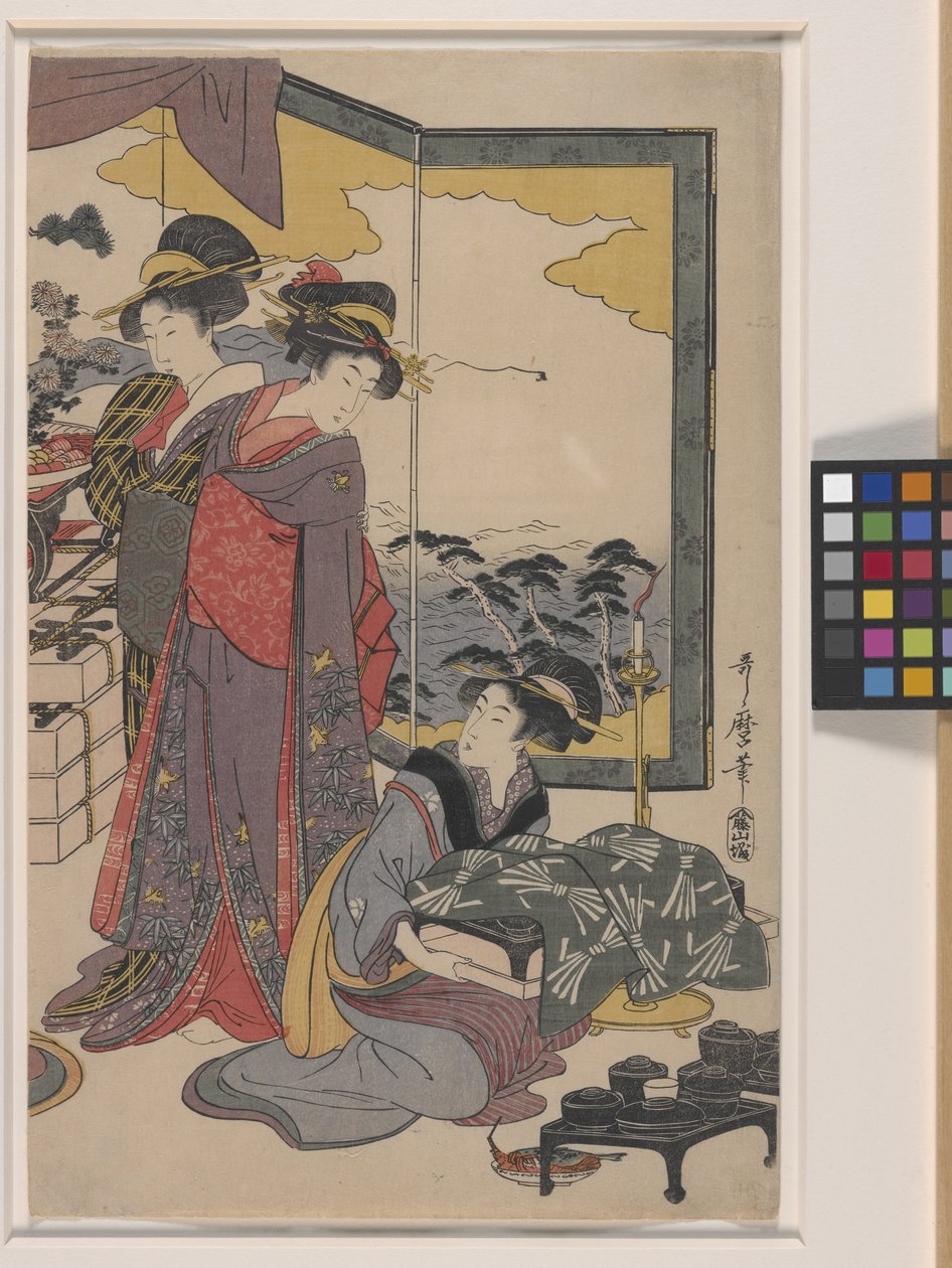 Ebisu Festival by Kitagawa Utamaro