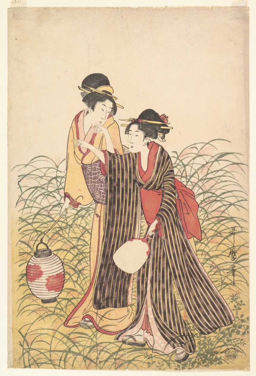 Elopers in Musashino by Kitagawa Utamaro