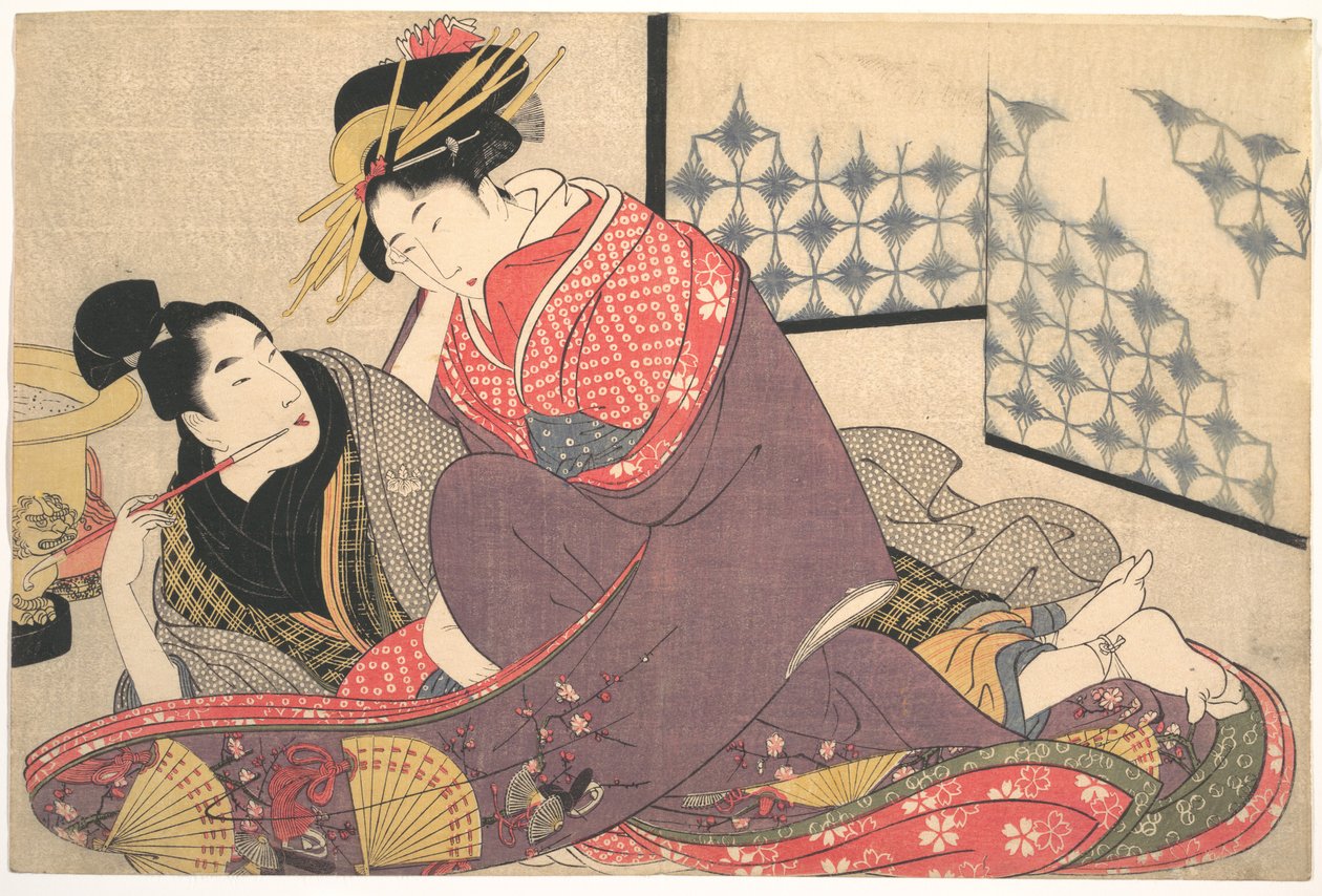 Erotic Print by Kitagawa Utamaro