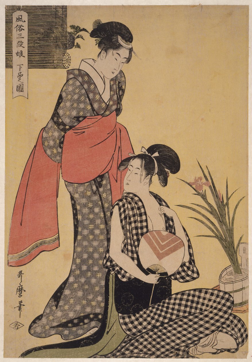 Gebon no zu by Kitagawa Utamaro