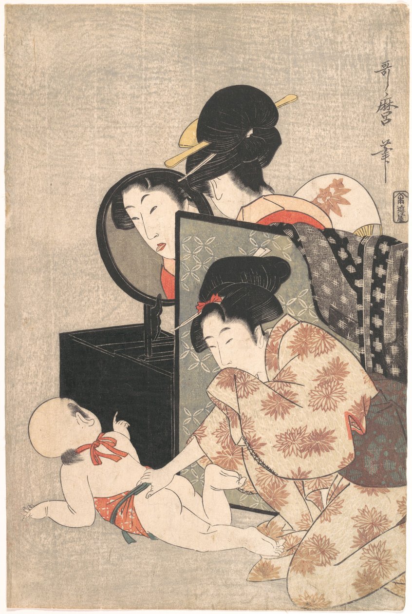 Mother and Child by Kitagawa Utamaro