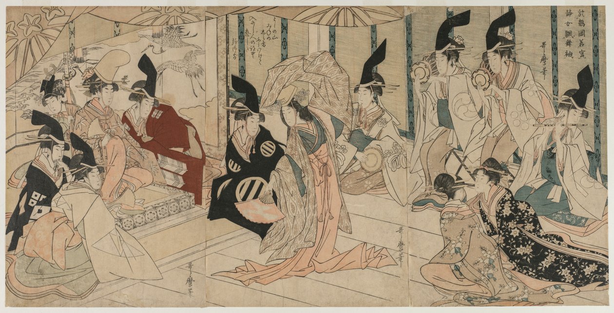 Scene Adapted from the Play The Treasury of Loyal Retainers Chushingura, Late 1790s by Kitagawa Utamaro