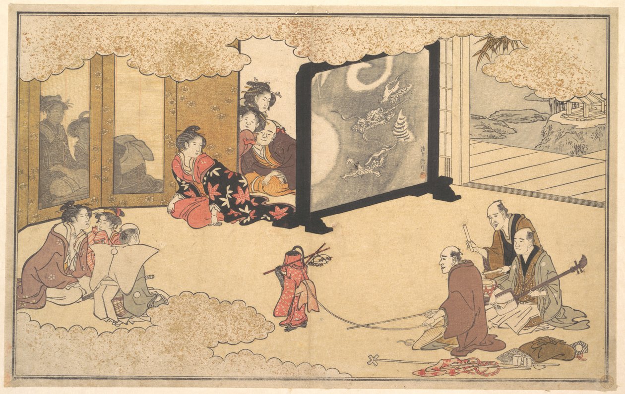 Seeing a Performance by Kitagawa Utamaro