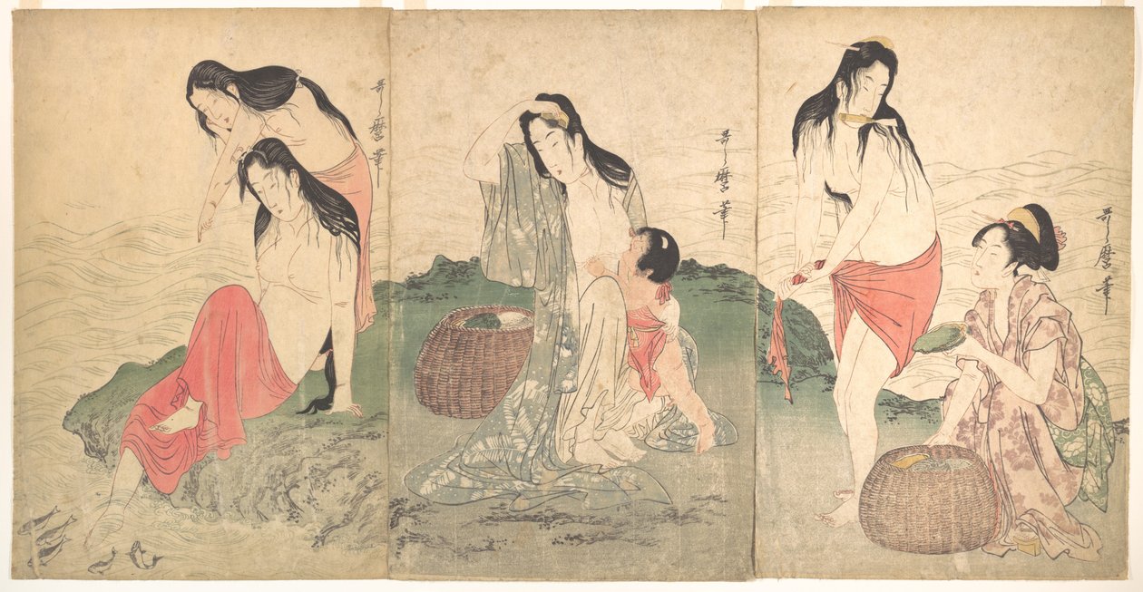 The Awabi Fishers by Kitagawa Utamaro