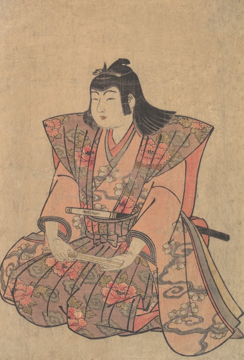 A Boy Singer by Kitao Shigemasa
