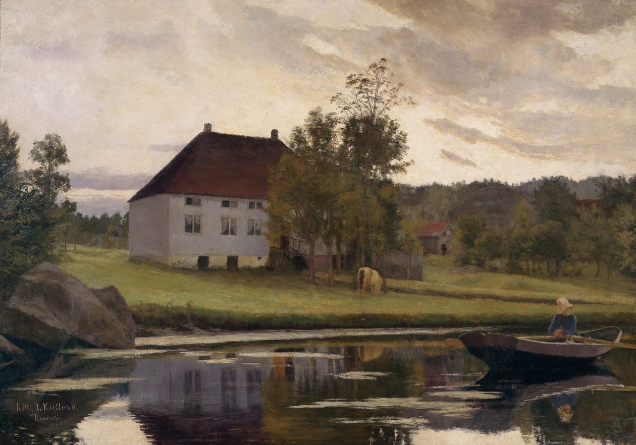 Bossevig, after sunset by Kitty Lange Kielland
