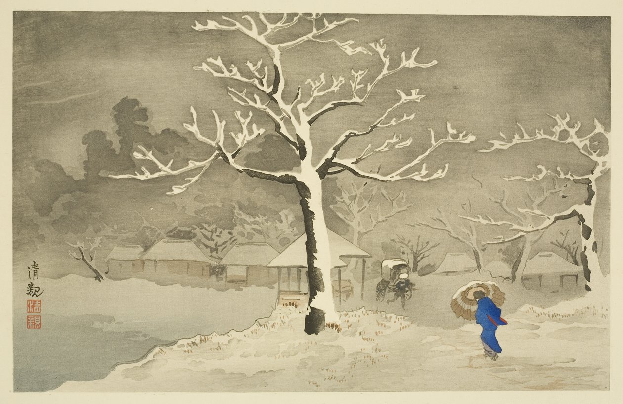 Lower Embankment at Mimeguri, Mukojima by Kiyochika Kobayashi