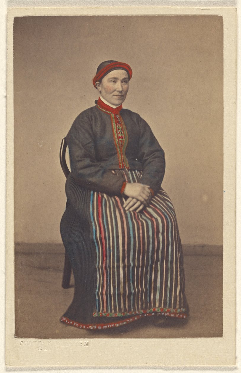 Girl from Osterfjorden by Knud Knudsen