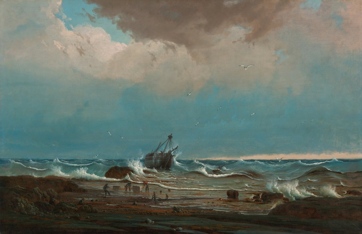 The Wreck of George the Third by Knut Bull