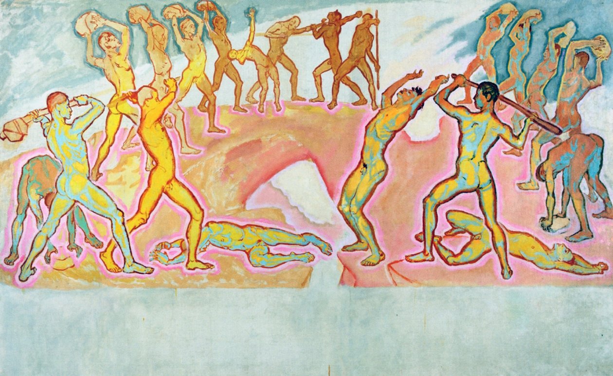The Clash of the Titans, 1913-15 by Koloman Moser