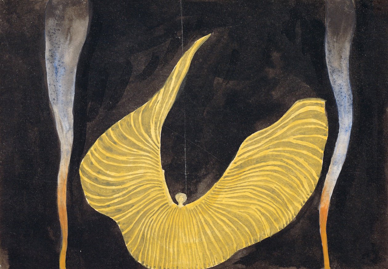 Loïe Fuller in the Dance The Archangel, 1902 by Koloman Moser