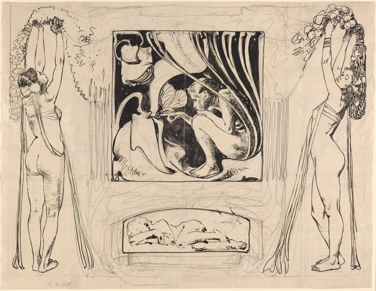 Allegory of Summer, in or after 1896 by Koloman Moser