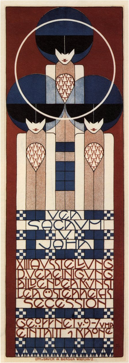Poster for the Vienna Secession Exhibition by Koloman Moser