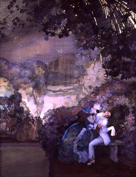 Firework by Konstantin Andreevic Somov