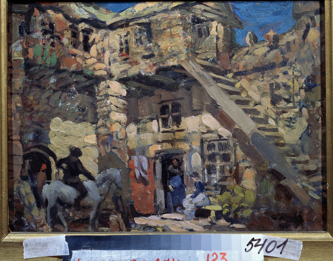 Stage design for the ballet Don Quijote by L. Minkus by Konstantin Alekseevich Korovin