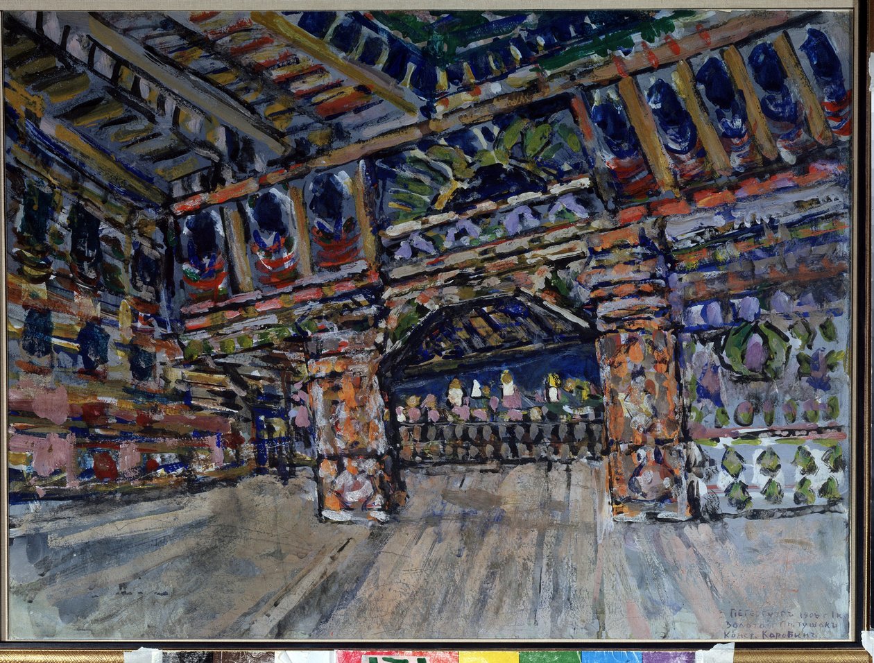 Stage Design for the opera The Golden Cockerel by N. Rimsky-Korsakov by Konstantin Alekseevich Korovin