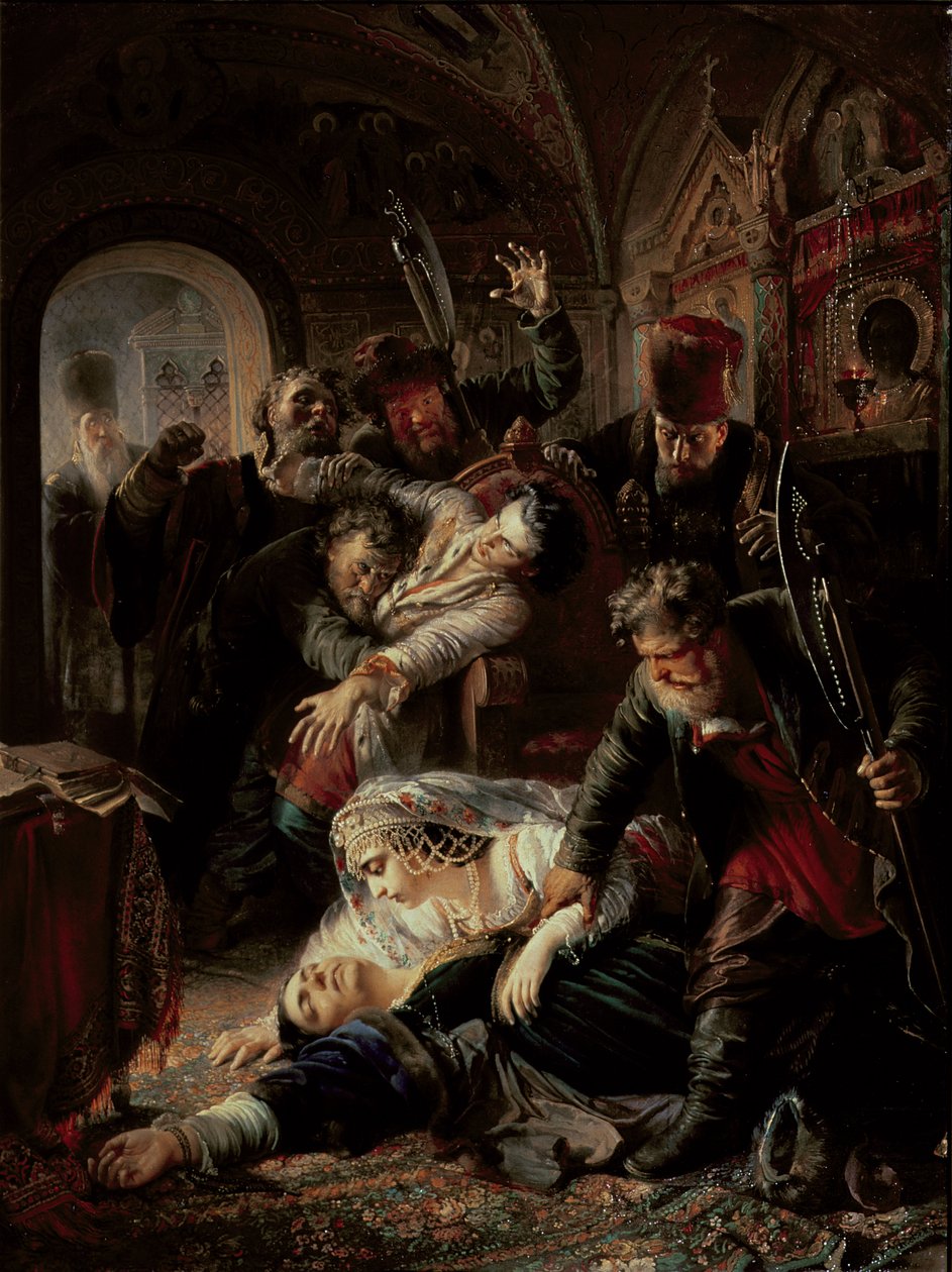 Hired Assassins Killing Tzar Boris Fyodorevich Godunov