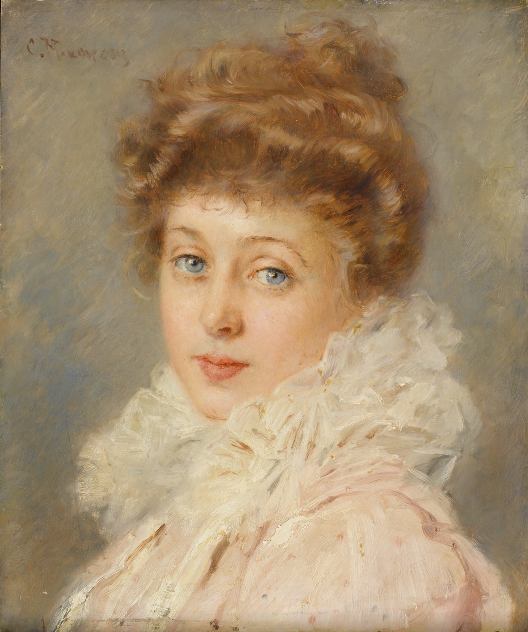 Portrait of an Elegant Woman by Konstantin Egorovich Makovsky