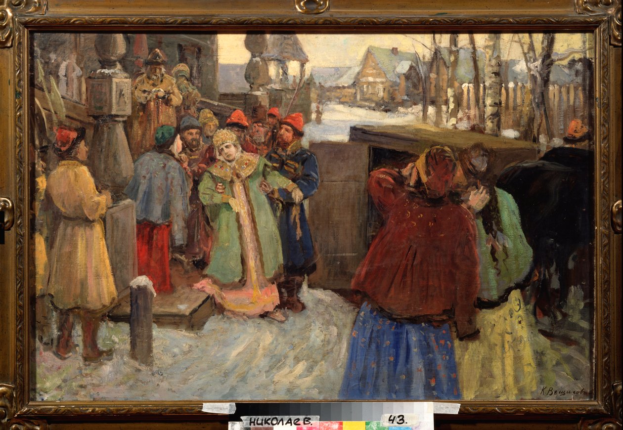 The Arrest of Tsarevna Sophia by Konstantin Veshchilov