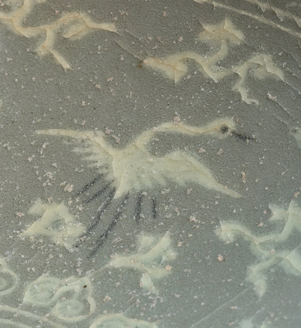 Bowl with cranes and clouds, c.1150-1200 by Korean School