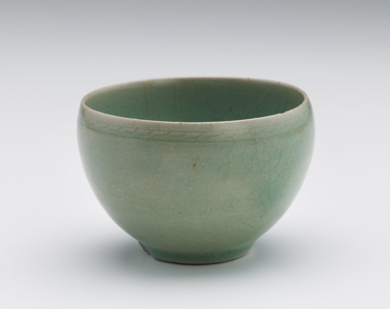 Cup with Incised Floral Decoration by Korean School
