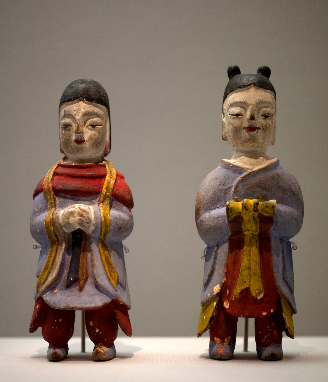 Figurines in Shaman Costume by Korean School