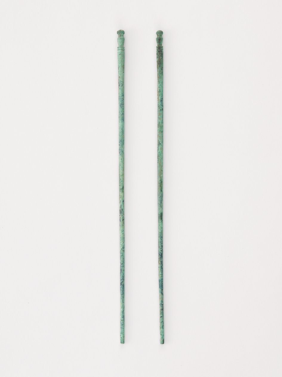 Pair of chopsticks by Korean School