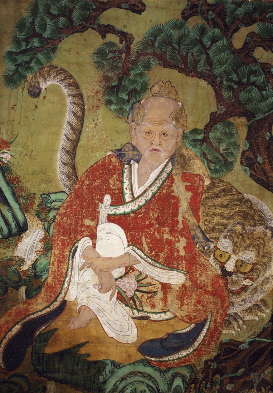 Sansin, the Spirit of the Mountain by Korean School