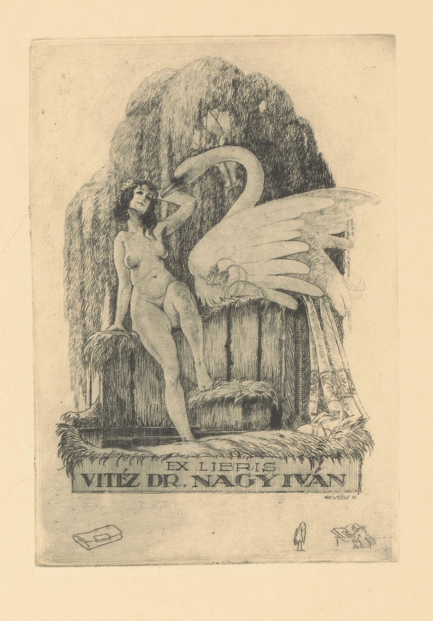 Ex Libris of Iván Nagy by Kornél Révész