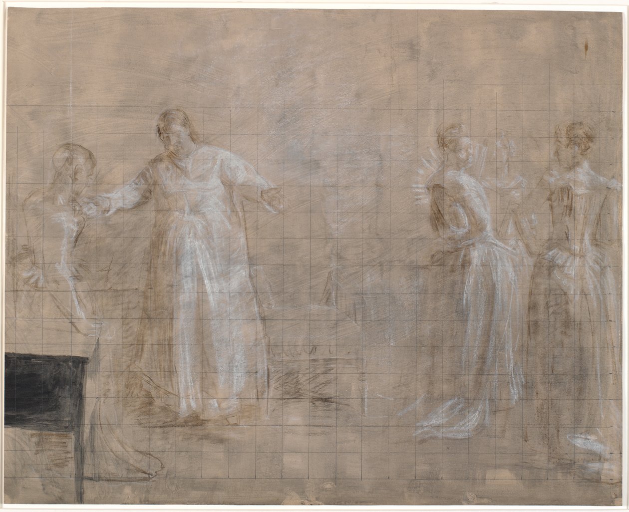 Leonora Christine Receives a Visit in Prison from Queen Charlotte Amalie by Kristian Zahrtmann