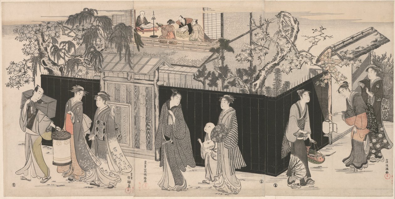 Returning from a Poetry Gathering by Kubo Shunman