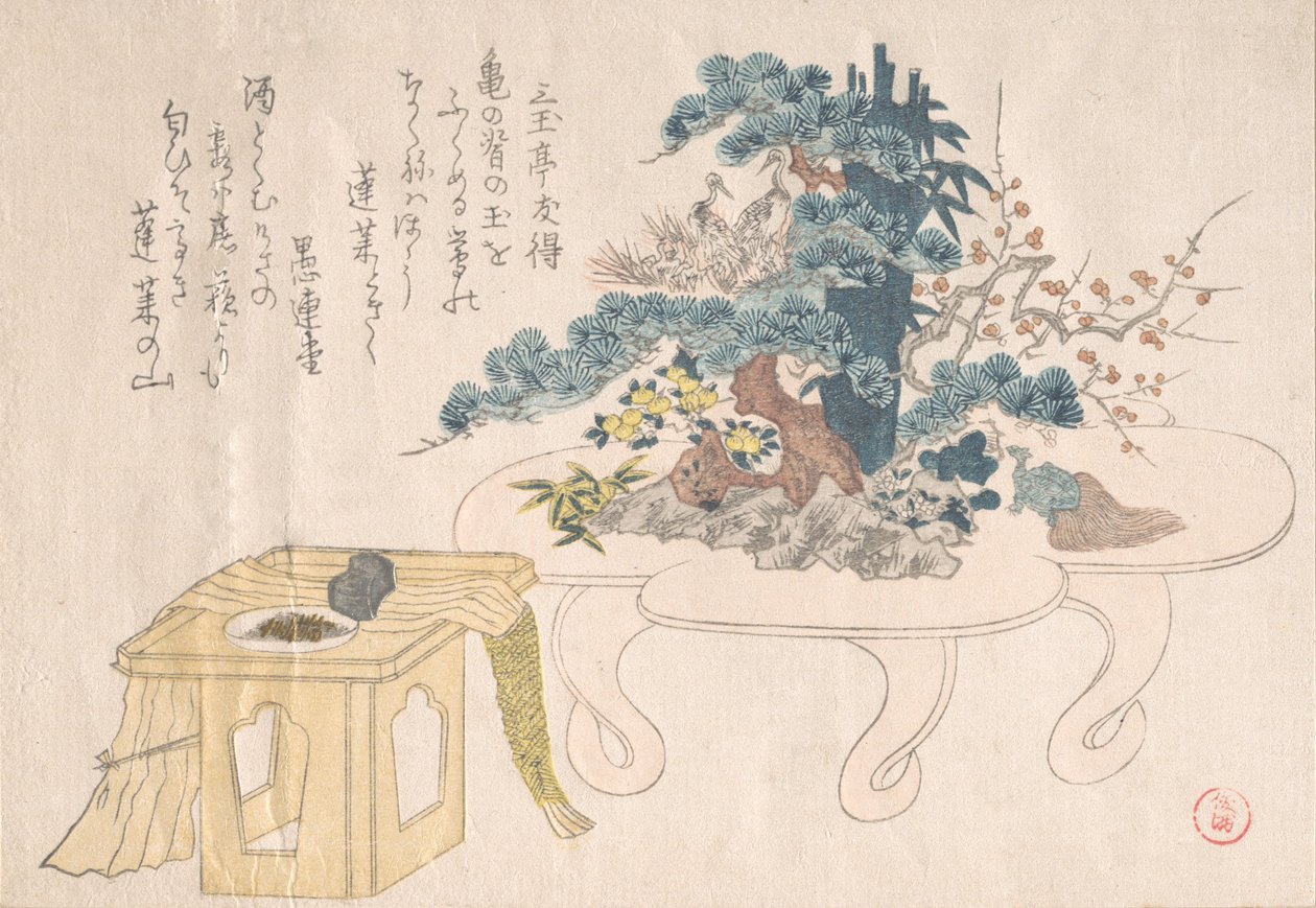 Shimadai and Sambo, 19th century by Kubo Shunman