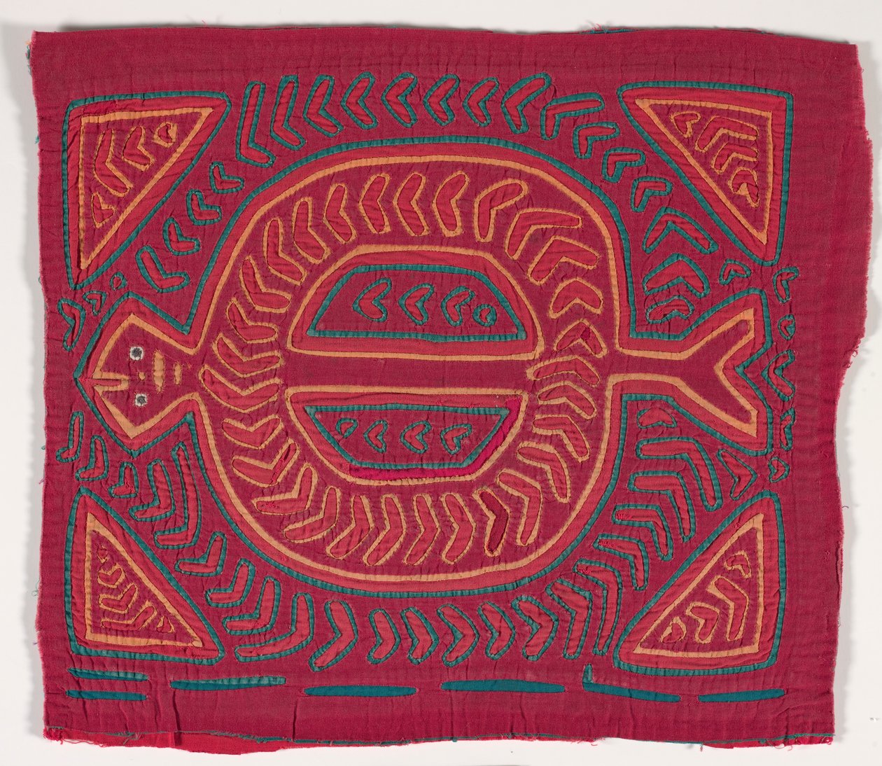 Shirt Panel (mola) by Kuna Indian Culture
