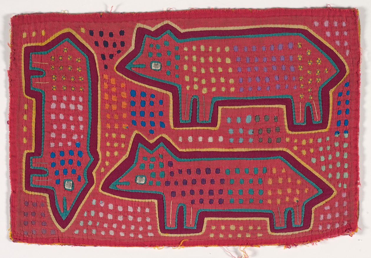 Shirt Panel (mola) by Kuna Indian Culture
