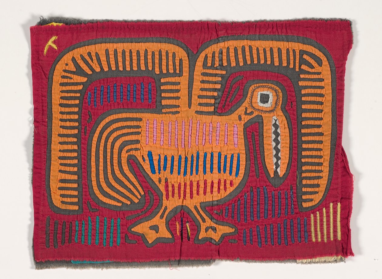 Shirt Panel (mola) by Kuna Indian Culture