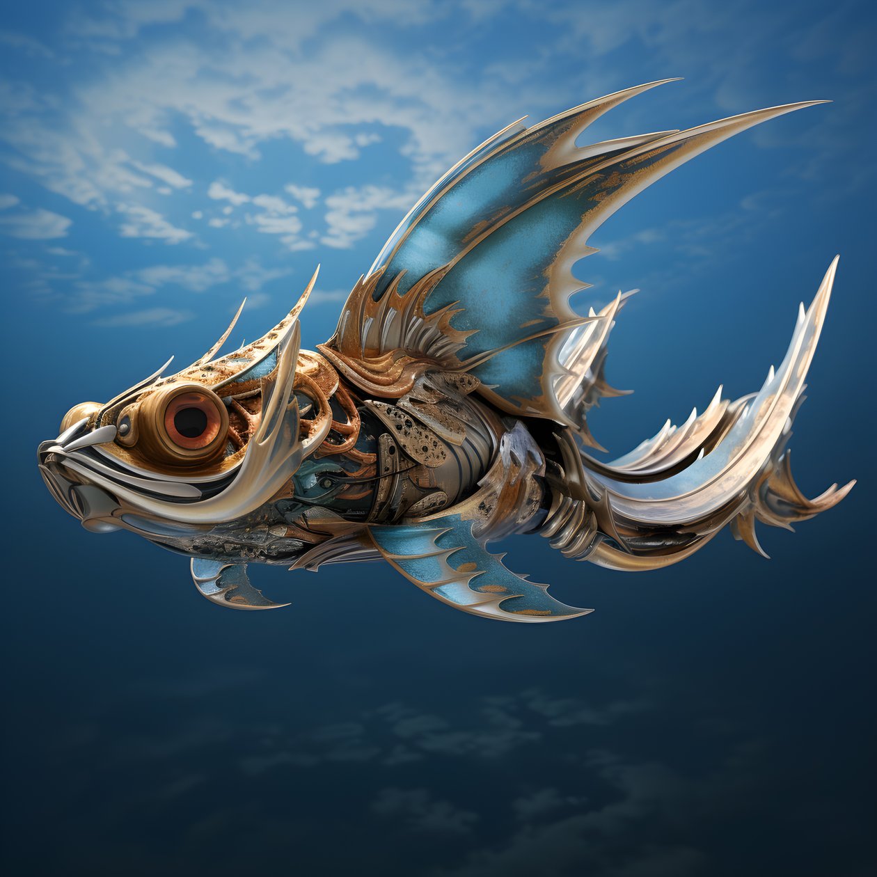 A Flying Fish 4 by Kurt Heppke