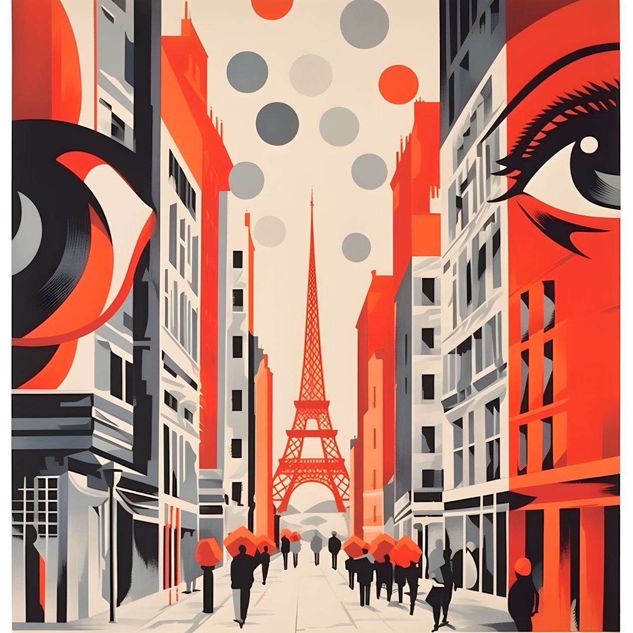 Advertisement Poster, Paris, France 4 by Kurt Heppke