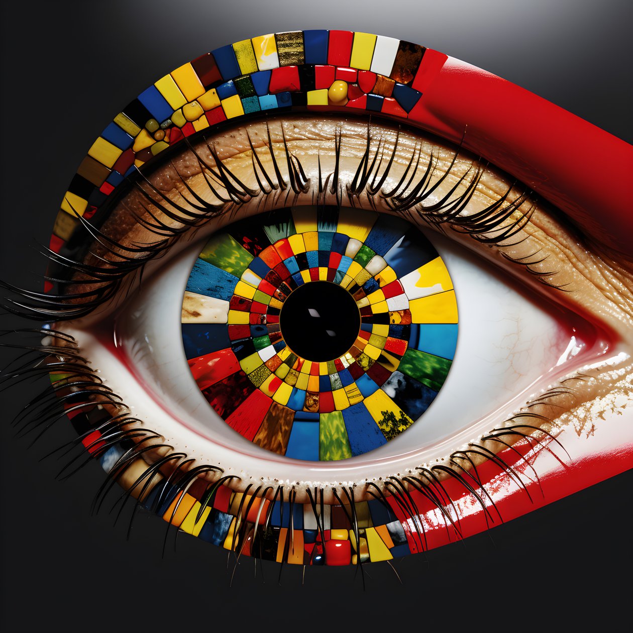 An Eye That Looks Like a Target 1 by Kurt Heppke