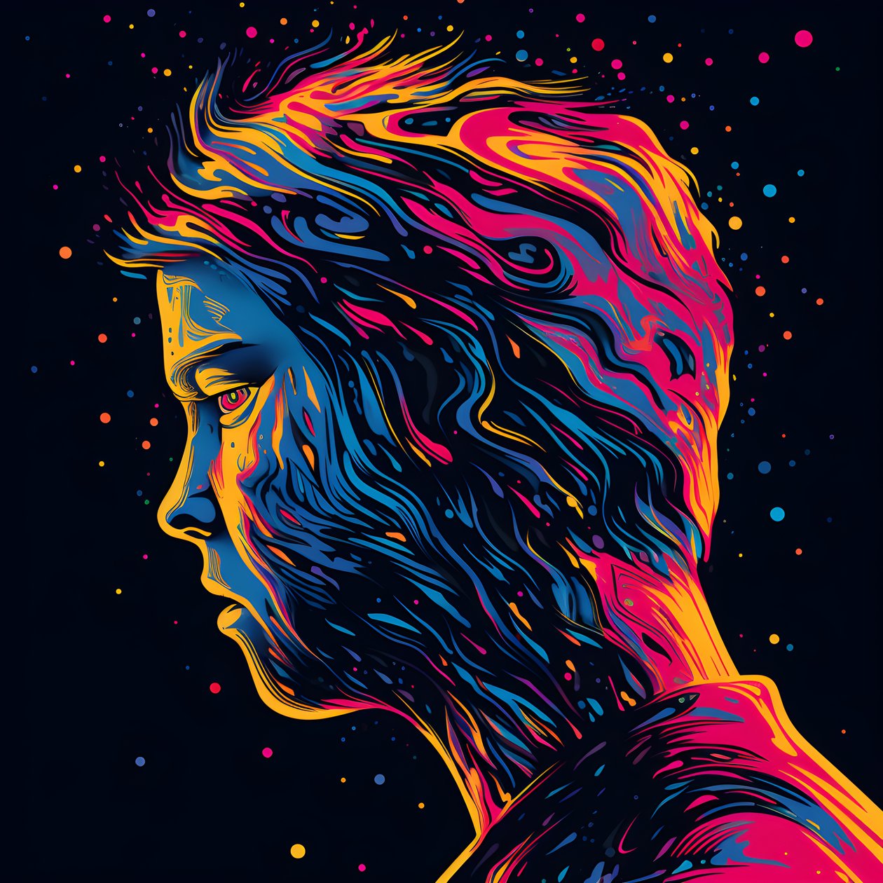 Staring into the Void, Nebula, Space, Cosmic 2 by Kurt Heppke