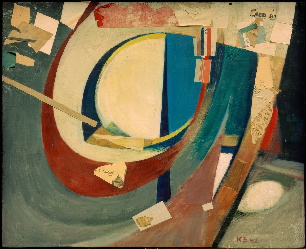 Abstract Painting Skoyen II by Kurt Schwitters