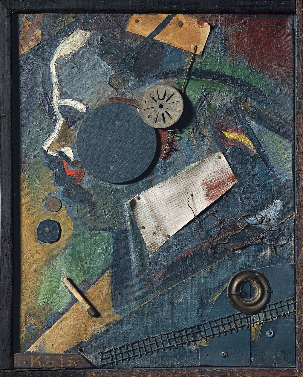 Merzbild 1A The Psychiatrist, 1919 by Kurt Schwitters