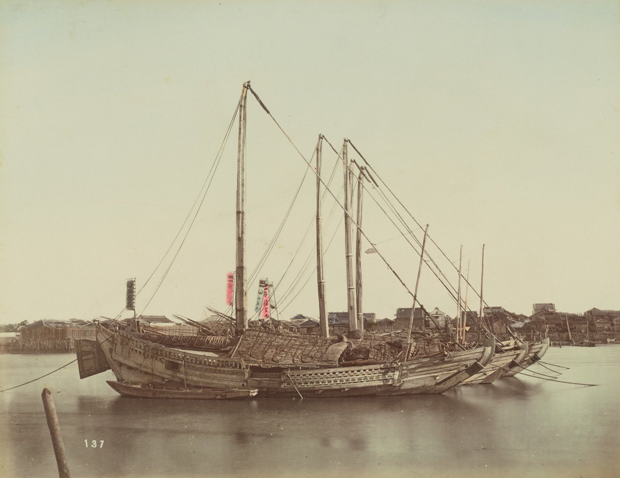 Japanese Junks by Kusakabe Kimbei