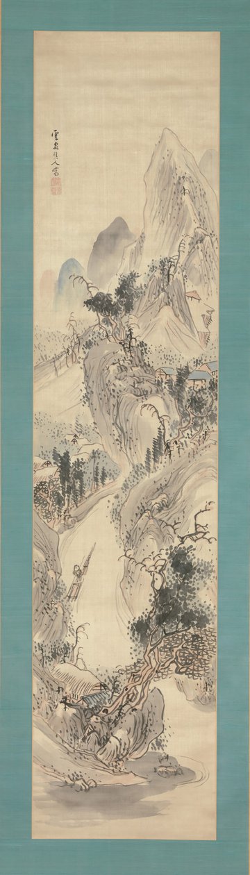 Landscape, 18th-19th century by Kushiro Unsen