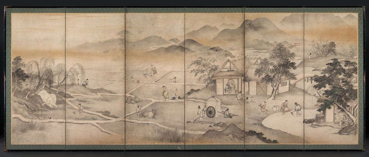 Emperor Yao Visiting Yu Chonghua by Kusumi Morikage