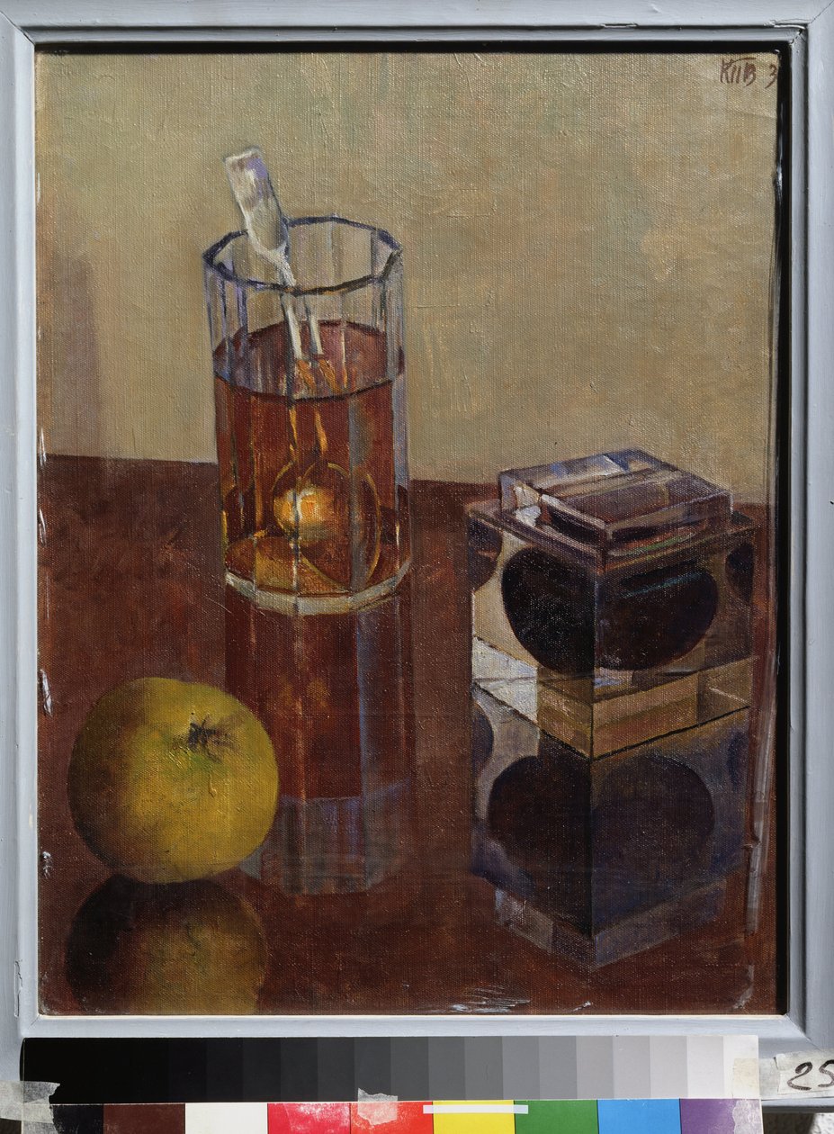 Still Life with an Inkwell by Kuzma Sergeevich Petrov Vodkin