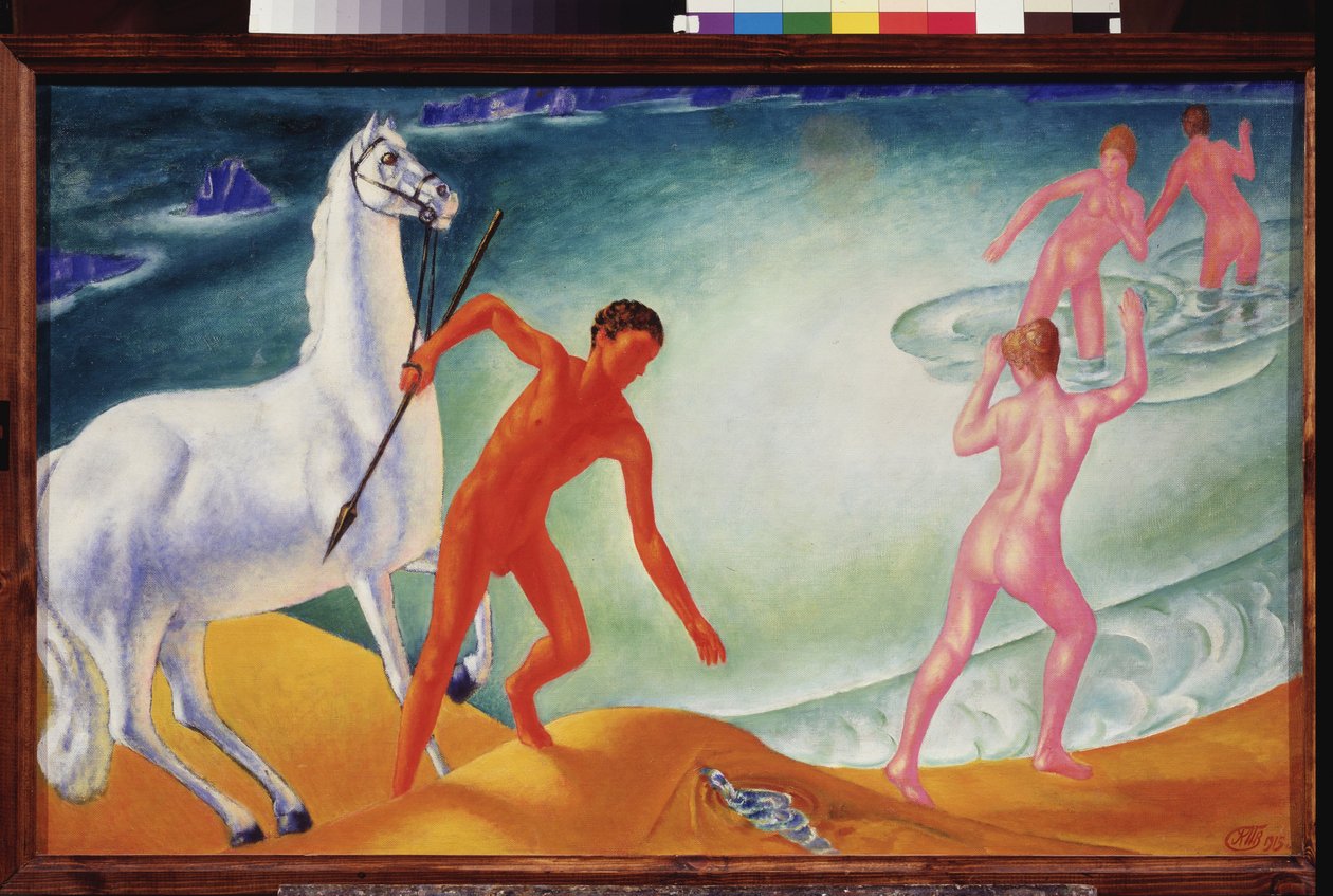 Thirsty Warrior by Kuzma Sergeevich Petrov Vodkin
