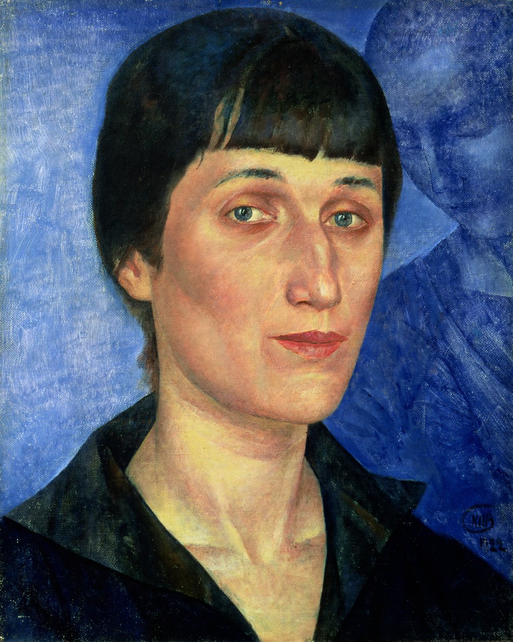 Portrait of Anna Akhmatova by Kuzma Sergeevich Petrov-Vodkin