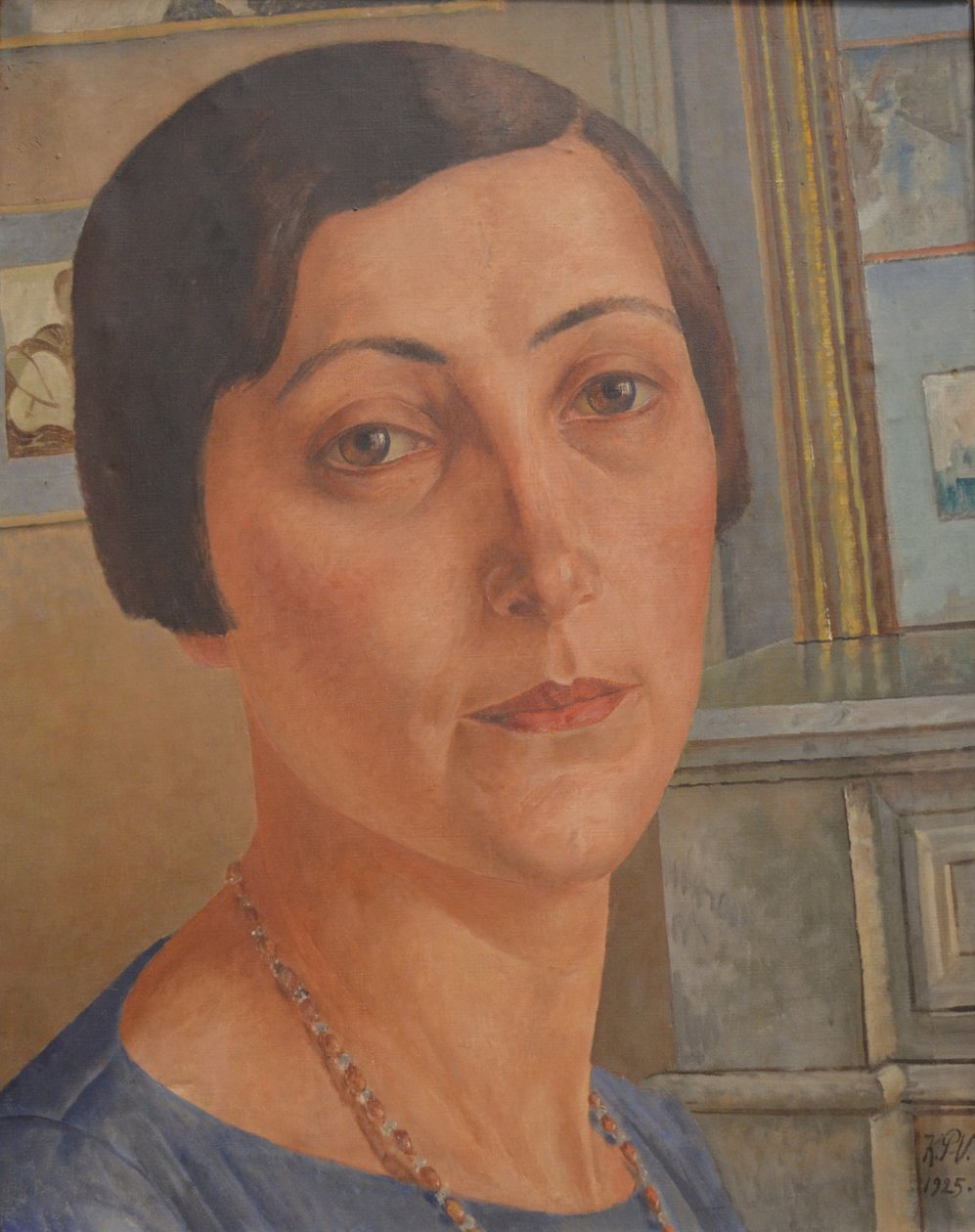 Portrait of Salomea Nikolayevna Andronikova, 1888-1982 by Kuzma Sergeevich Petrov Vodkin