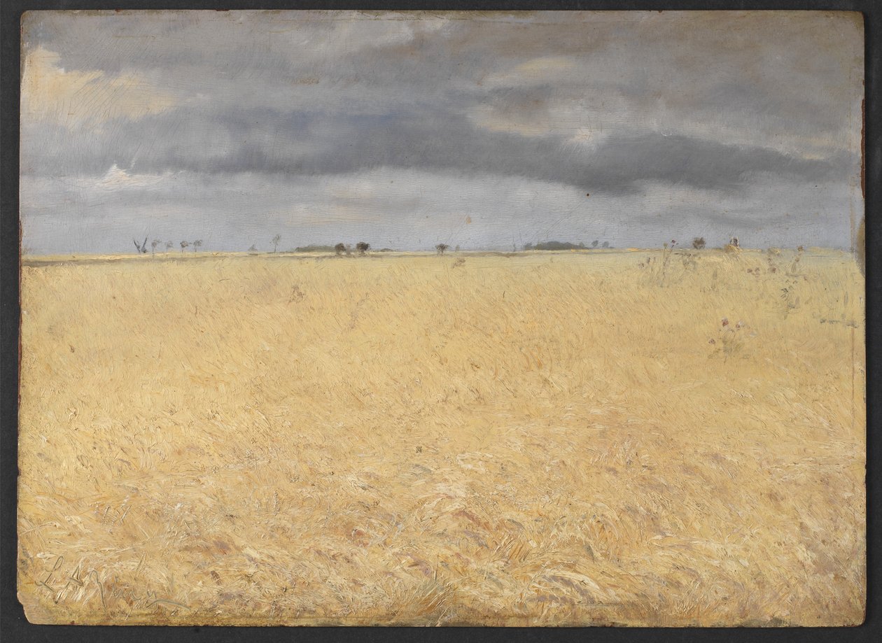 A Rye Field near Ring Village by Laurits Andersen Ring