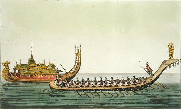 Burmese Ships by L. Rossi